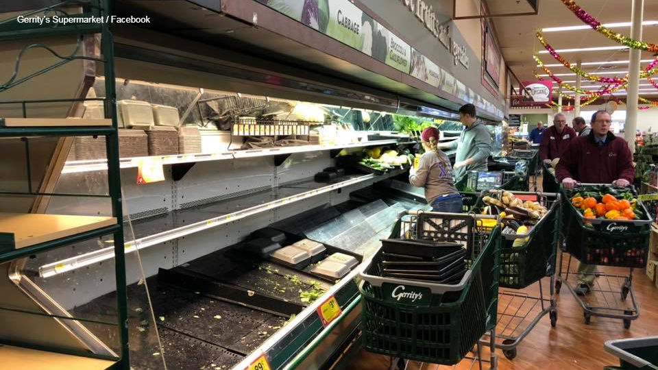 Gerrity's Supermarket trashed produce